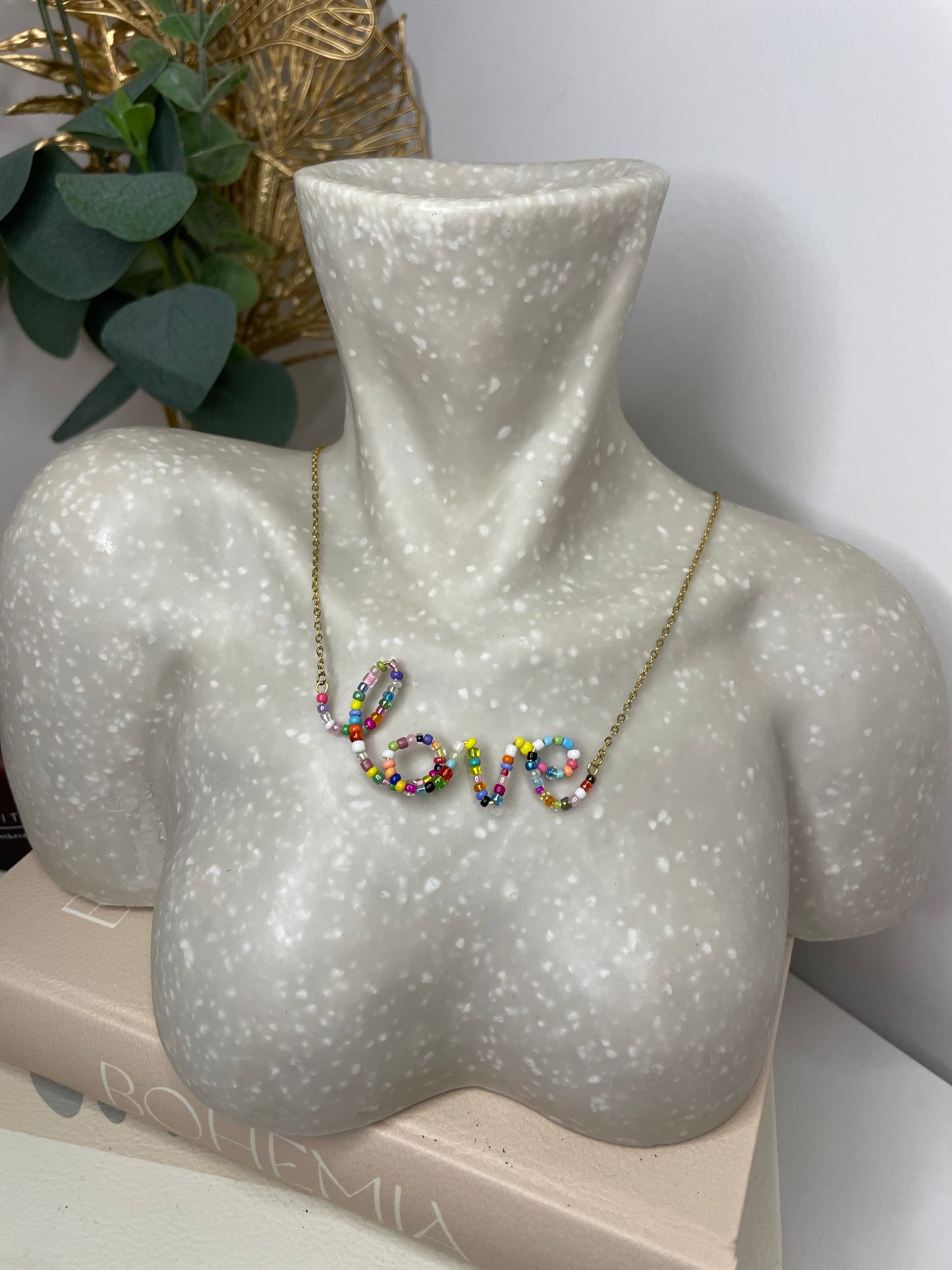 Amora “LOVE” necklace