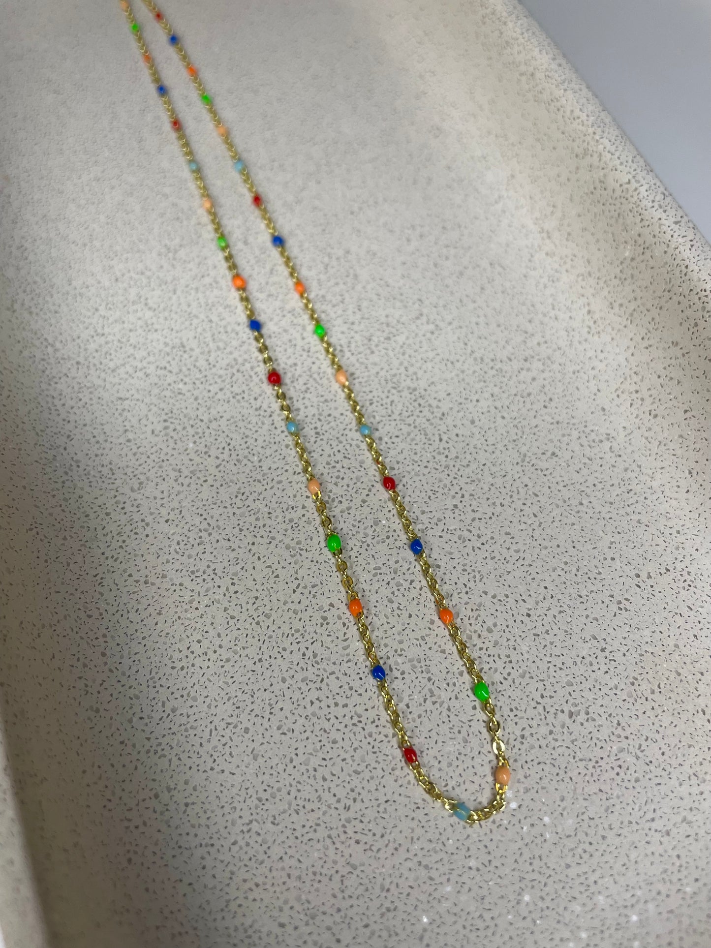 Giselle Rainbow Chain Necklace