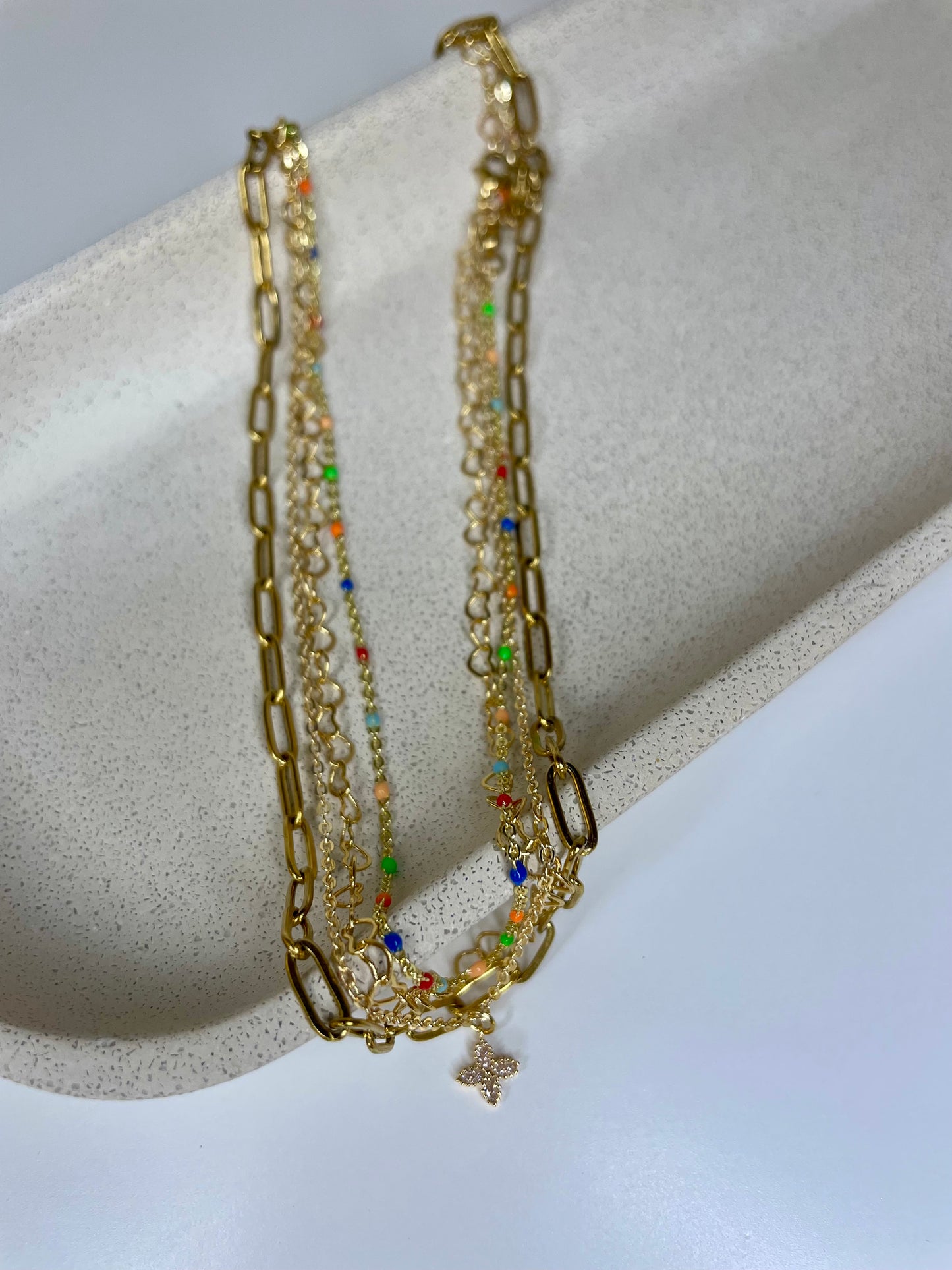 Giselle Rainbow Chain Necklace